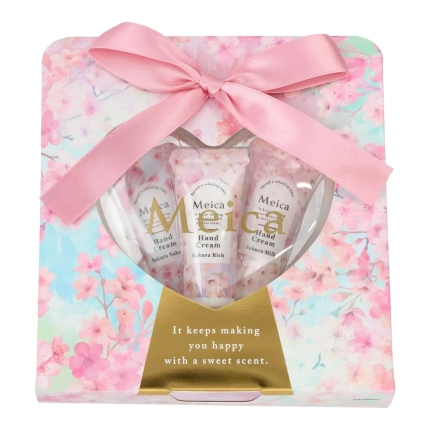 Meicaハンドクリームギフトセット（リボン付き）