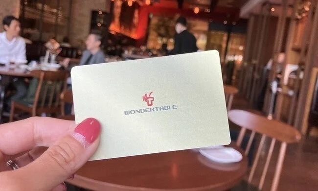 WONDERTABLEギフトカード