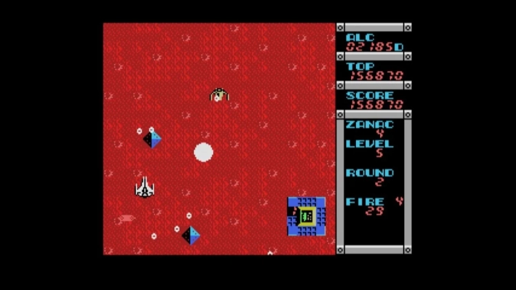 ザナック ゲーム画面2