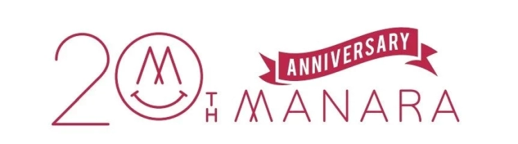 マナラ20周年ロゴ