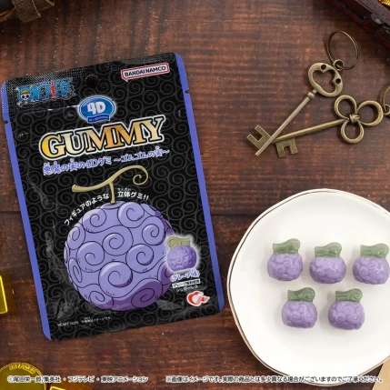 ついにあの「悪魔の実」が立体グミになって登場！『ONE PIECE』ファン必見の「4Dグミ/悪魔の実」で気分はルフィ！？