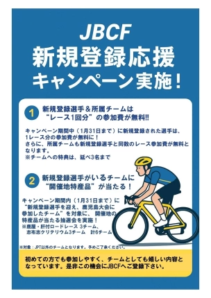 自転車好きのおじさんが語る！JBCF新規登録応援キャンペーンで夢のレースに一歩踏み出そう！