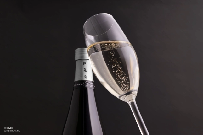 微発泡 雪夜月 グラス