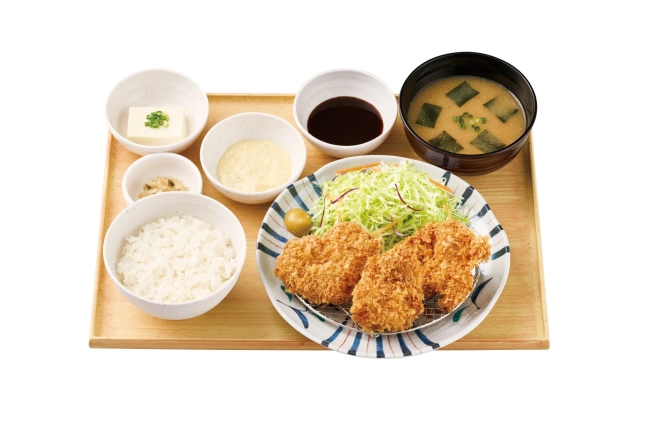 タルタルソース付 とりカツ定食（3個）