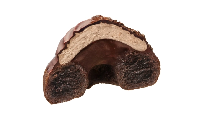 トリュフショコラドーナツ ノワールの断面